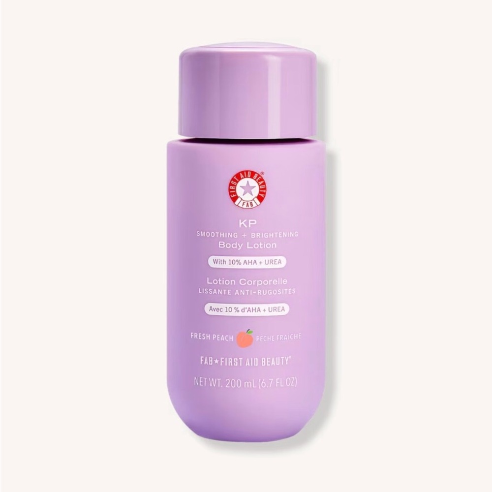 First Aid Beauty Lavender KP Smoothing + Brightening Body Lotion